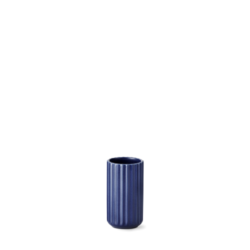 Arruinado Dificil Adelaida Lyngby vase - Matt blue porcelain 12 cm